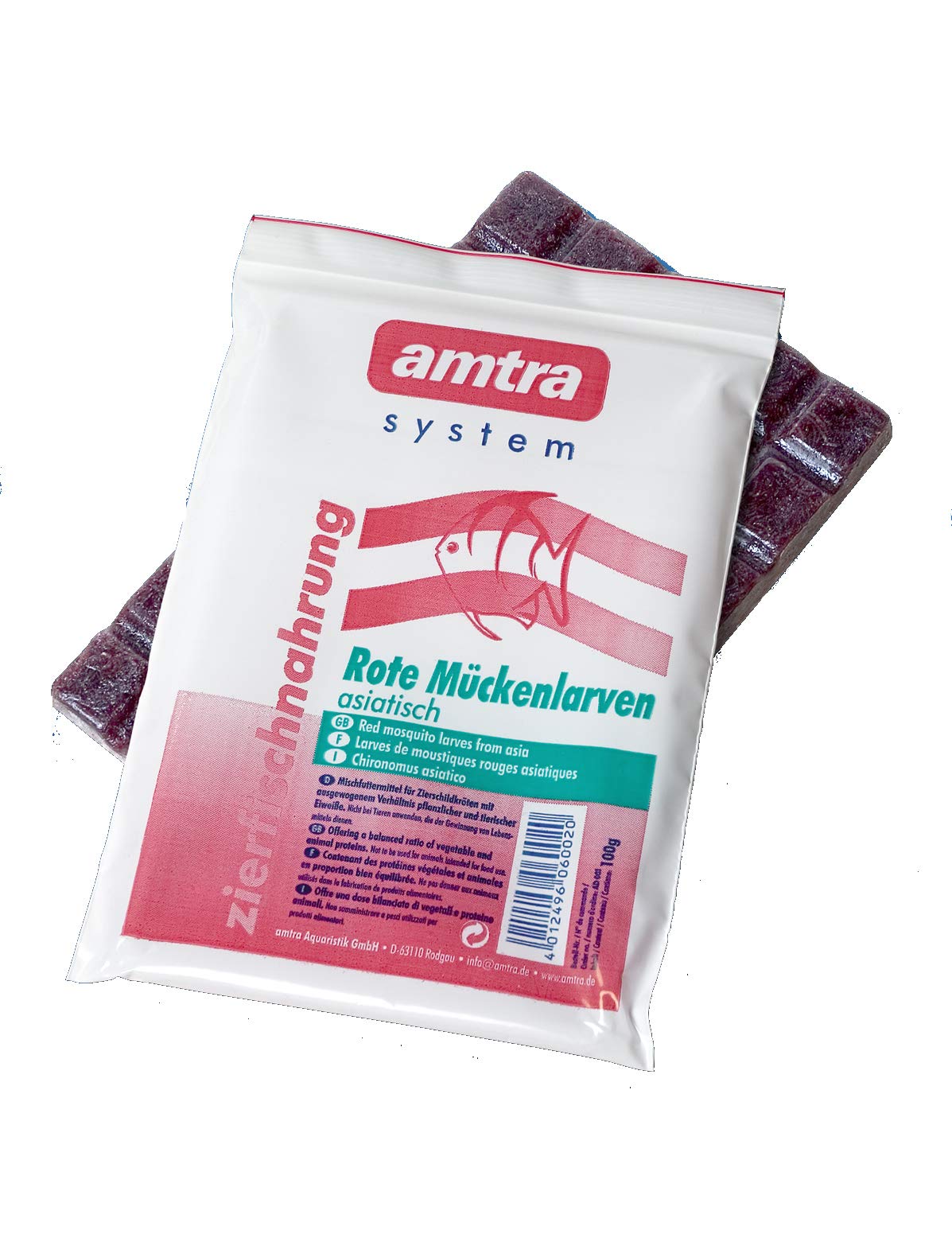 Amtra Mangime antigelo per larve di zanzara rosse, 60 x 100 g (6 kg)
