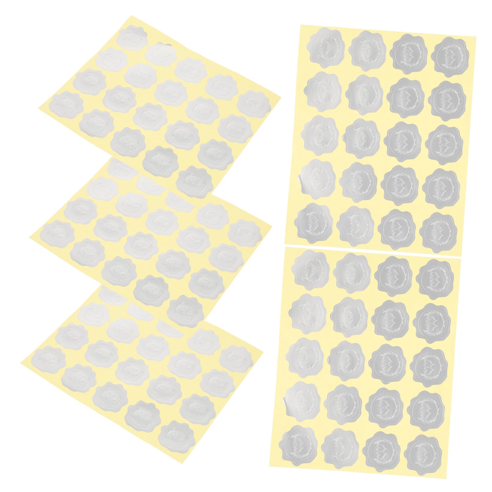 Lurrose 25fogli Adesivi Per Buste Stickers Per Chiusura Decorazioni Per e Adesivi Multi-funzionper Etichette e