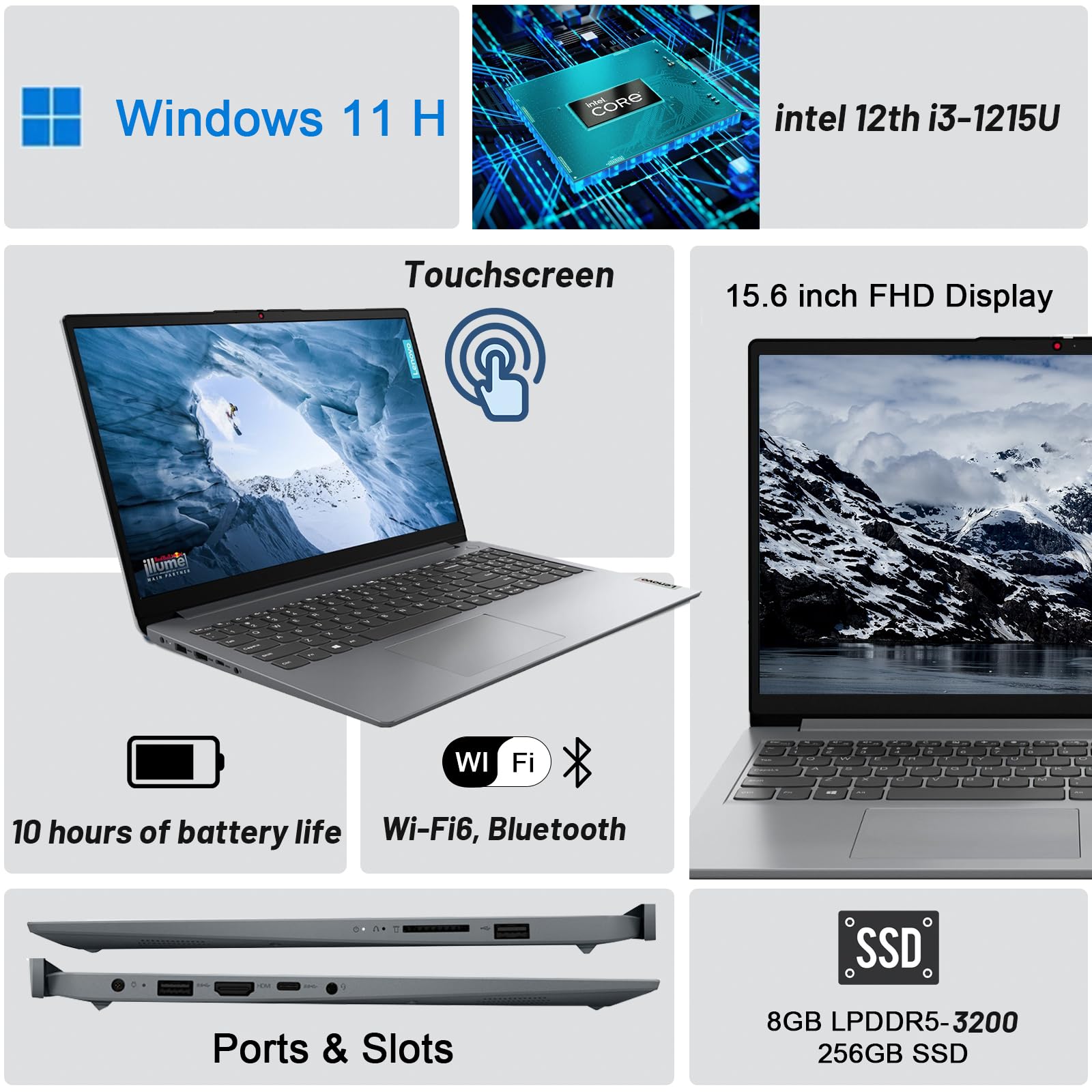 Amazon.com: Lenovo Ideapad 1i 15.6