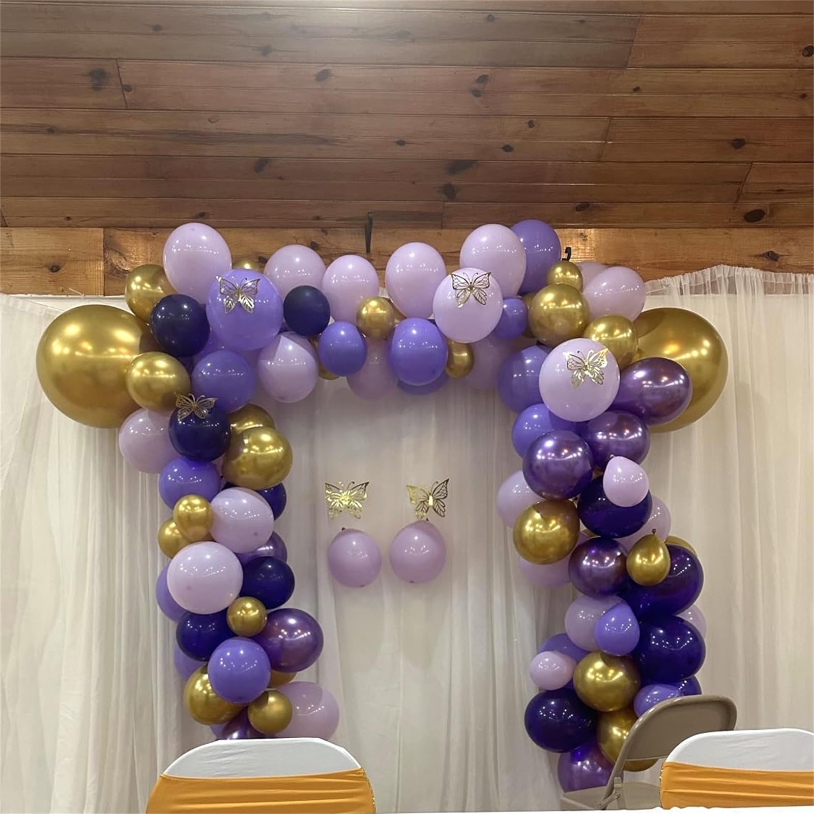 Zestaw pastelowych fioletowych złotych balonów, 60 szt., 30 cm, jasny, makaronik, metaliczny, ciemnofioletowy, lawendowy balon ze złotym konfetti, lateksowe balony na urodziny, ślub, baby shower,