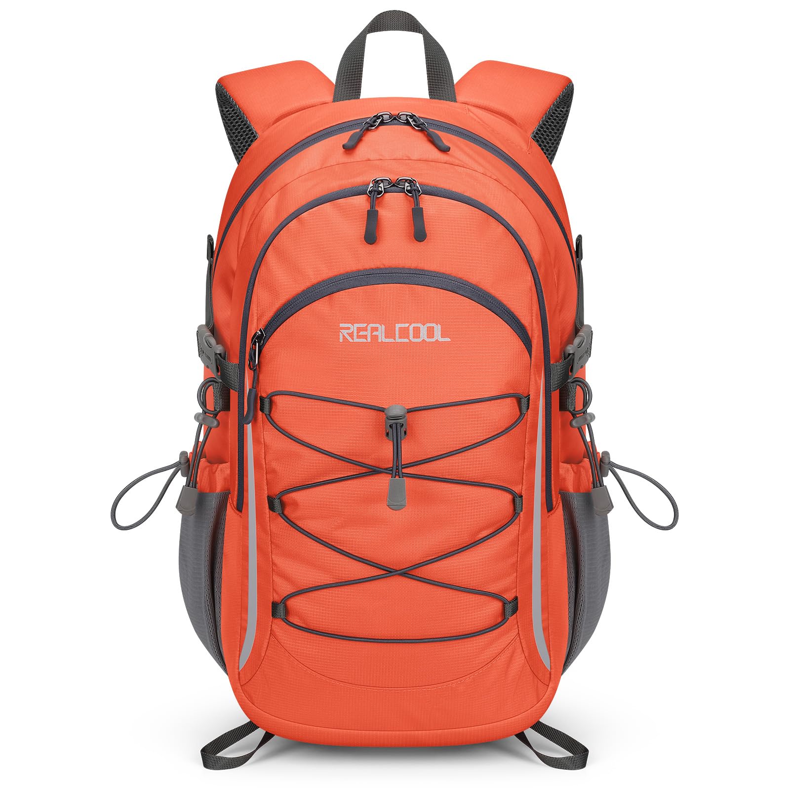 20L Lightweight Hiking Backpack, Waterproof Daypack for Camping | 210D tear-resistant nylon, breathable shoulder and back panel, Multi-Compartment,hydration system,reflective strip,bungee net