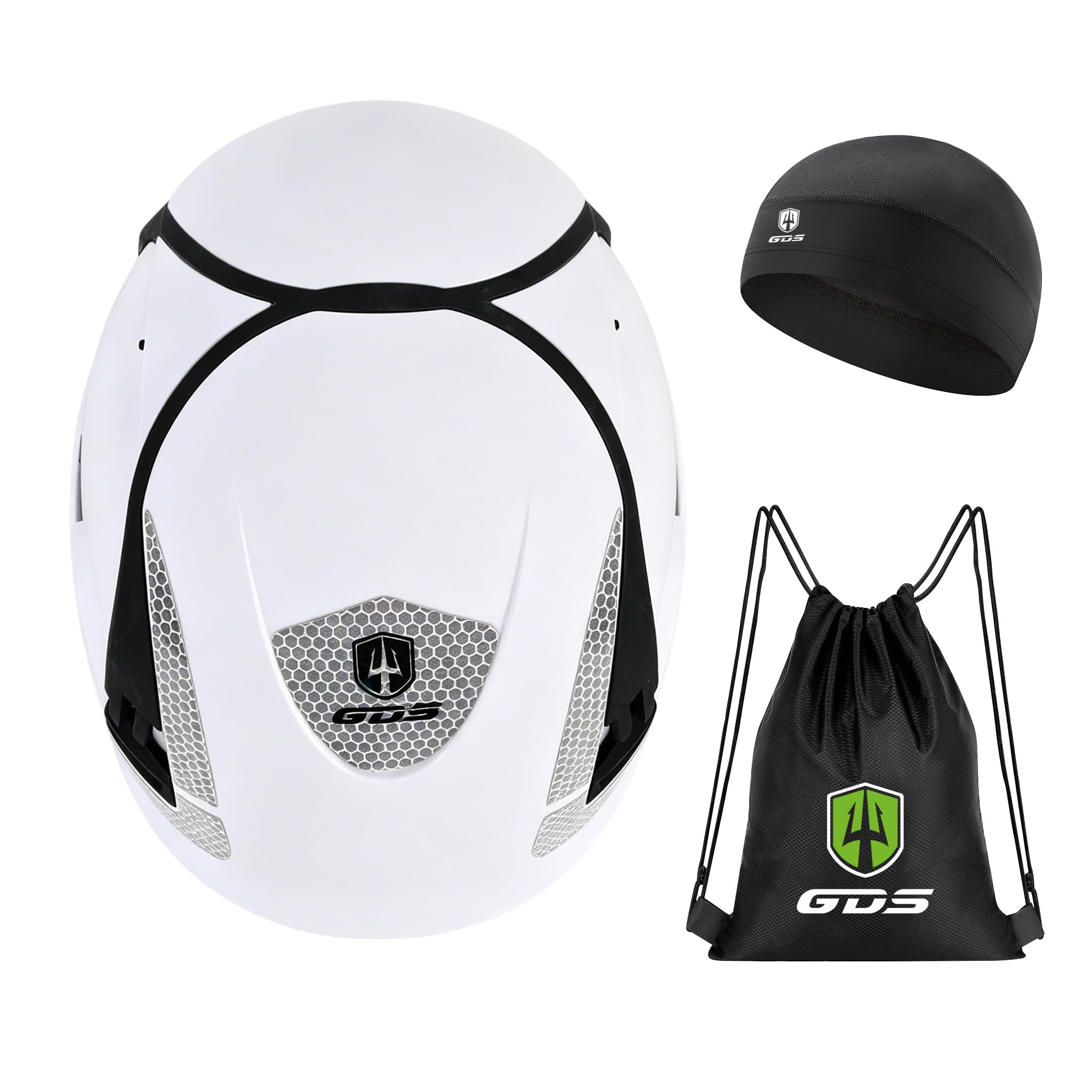 GREEN DEVIL X-Armor Sicherheitshelm EN 397 | ABS Arbeitshelm mit EPS Stoßschutz | 6-Punkt Aufhängung | Belüftet | Einhand-Verstellung 53-63cm | für BAU & Industrie