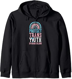 Protect Trans Youth In Rhode Island Transgender Ally Voter Zip Hoodie