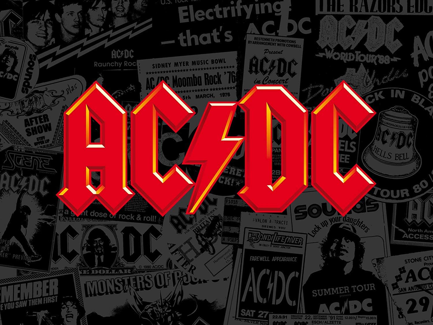 AC/DC Mouse Mat - Size 24cm x 20cm