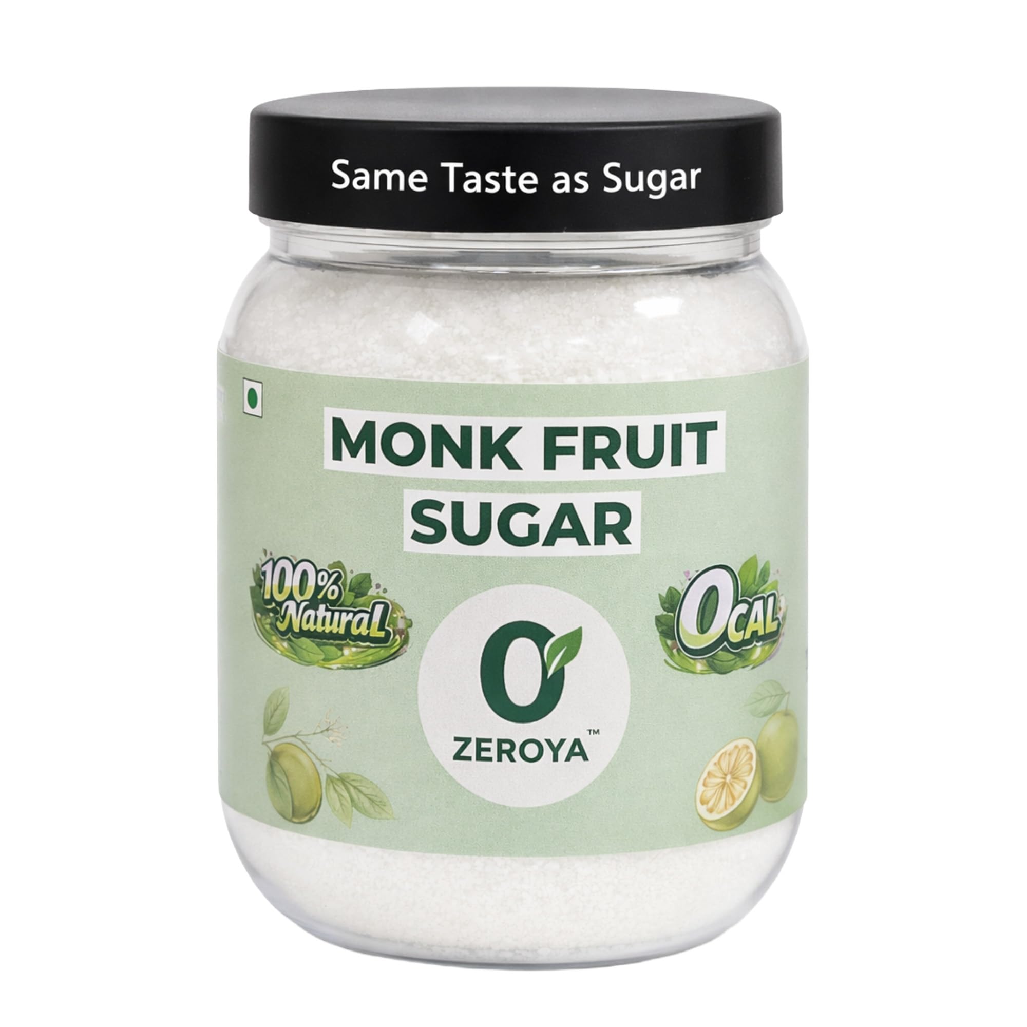 Zeroya Monkfruit Sweetener 200g | 100% Natural - 0 Calorie Sugar Substitute | Keto Friendly Monk Fruit Sweetner | Same Taste as Sugar for Tea, Coffee, Baking & Cooking-image-36