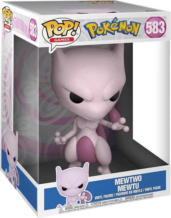 Funko Pop! Jumbo: Pokemon - Mewtwo - Figura de Vinilo Coleccionable - Idea de Regalo- Mercancia Oficial - Juguetes para Niños y Adultos - Video Games Fans - Muñeco para Coleccionistas y Exposición en oferta en Amazon