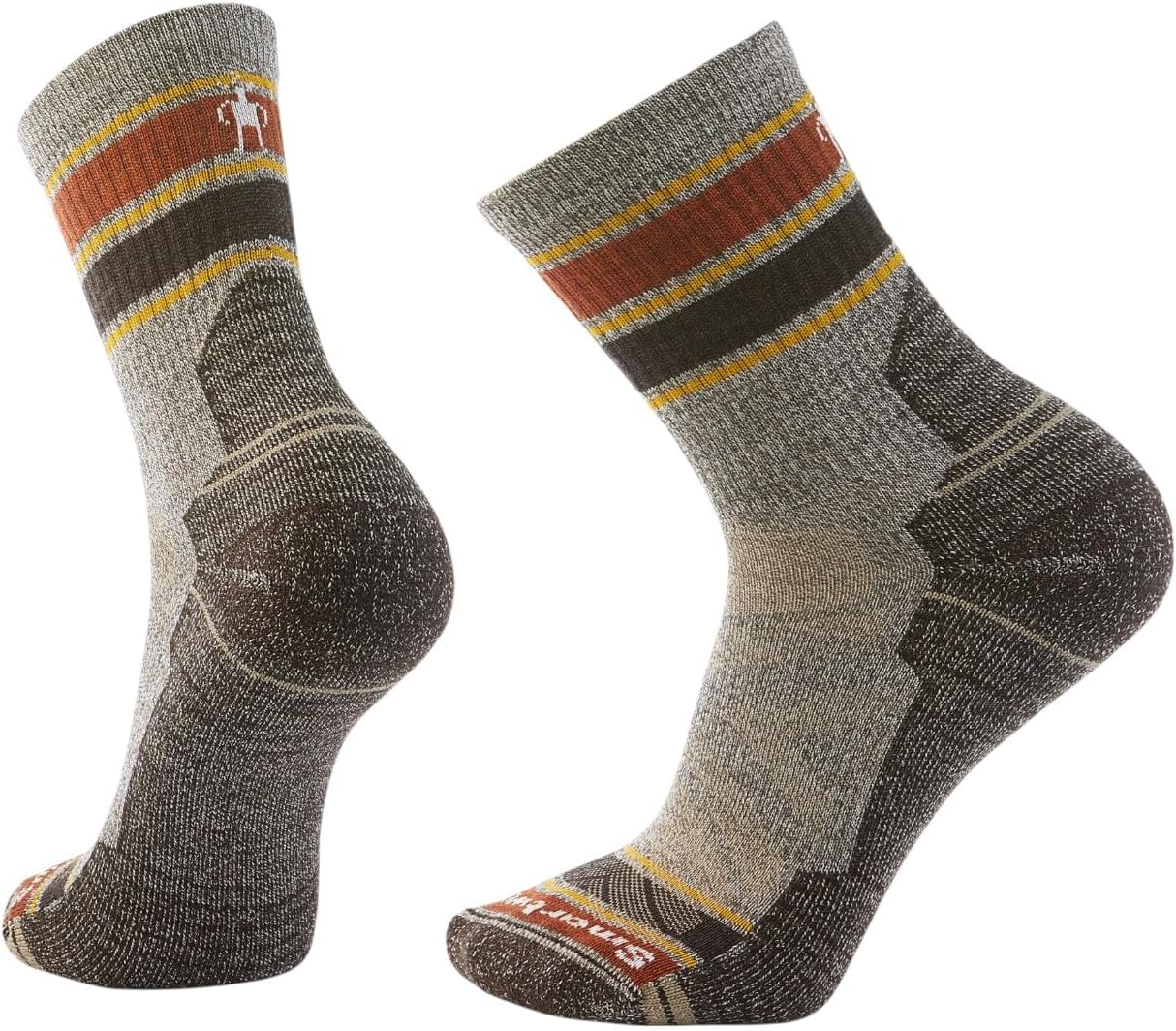 Smartwool Men's Hike Light Cushion Striped Mid Crew Socks
