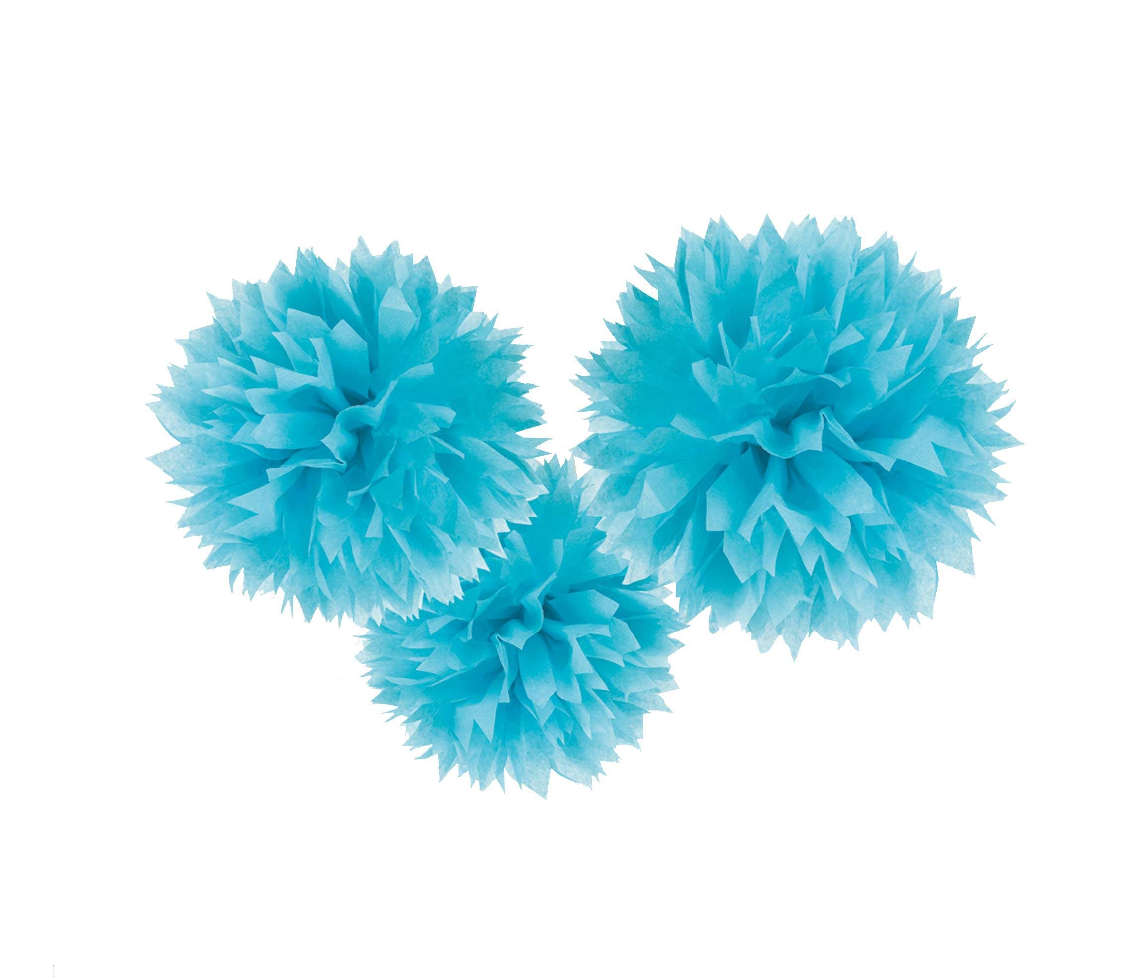 Bigiemme Festone Fluffy Azzurro in Carta