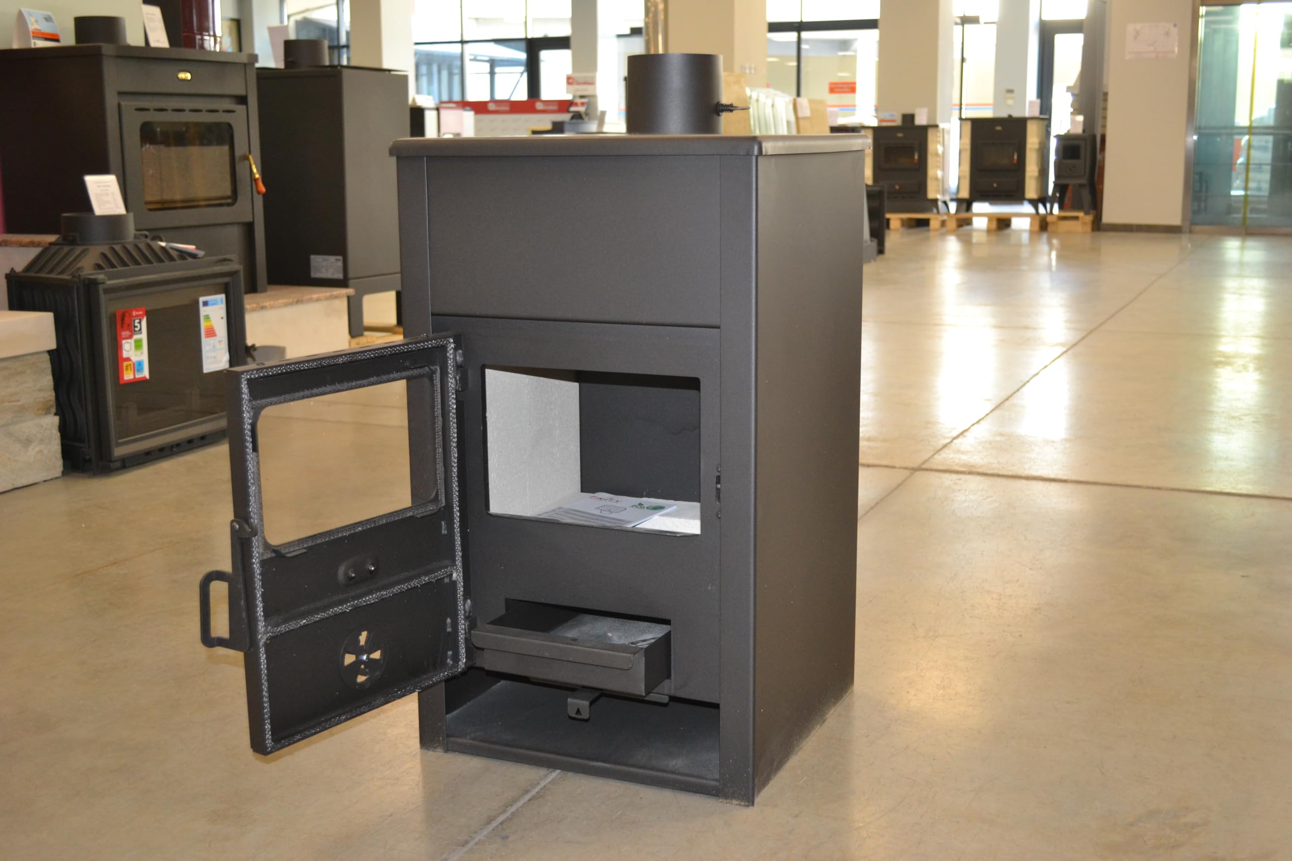 Prity K2D Poêle à bois 11,6 kW