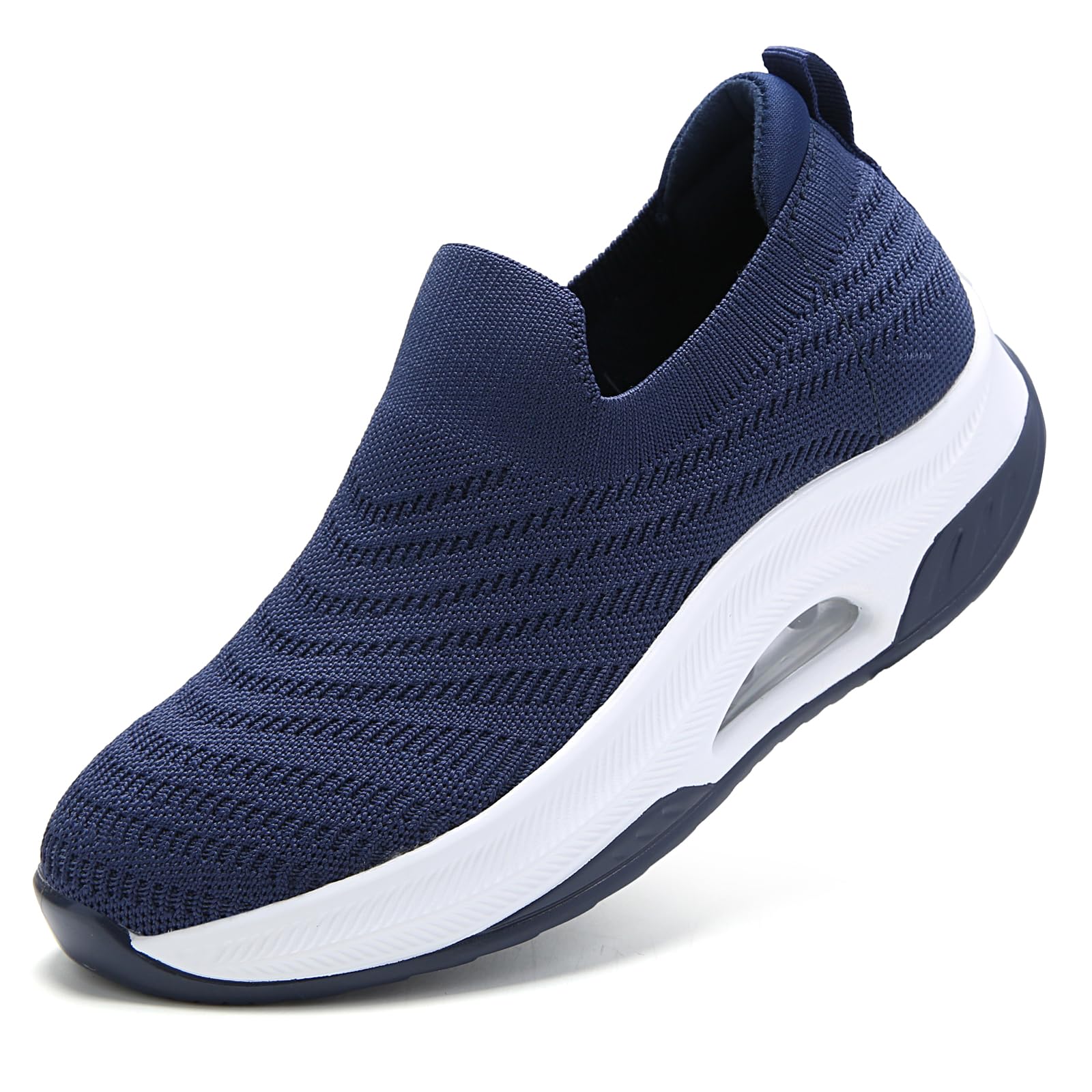 Myztra Damen Slip on Sneakers Bequeme Turnschuhe Schuhe Damen Outdoor Leichte Freizeit Luftkissen Walking Schuhe Atmungsaktiv Mesh Arch Support