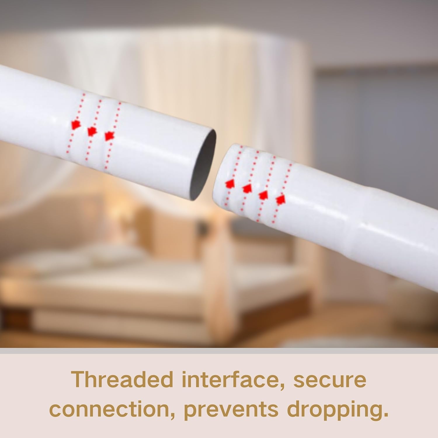 Beyeutao Canopy Bed Frame Twin White Four Poster Bed Frame Metallic Four Poster Bed Curtains Frame 4 Poster Mosquito Net Frame Indoor.