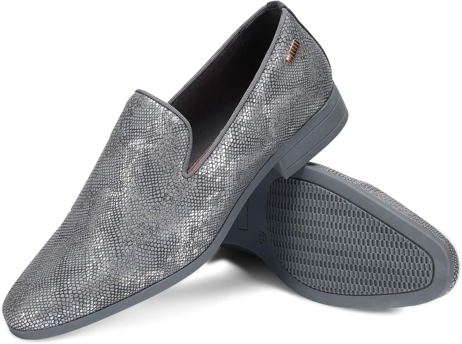 UUBARIS Mens Dress Loafers Tuxedo Suit Slip on Shoes - Image 6