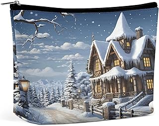 Christmas Winter Happy Scene Toiletry Bag Por...
