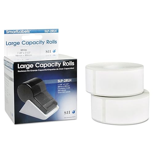 Seiko Etiquetas autoadhesivas de dirección 1-18 x 3-12 blanco, 520caja, Skpslp2rlh