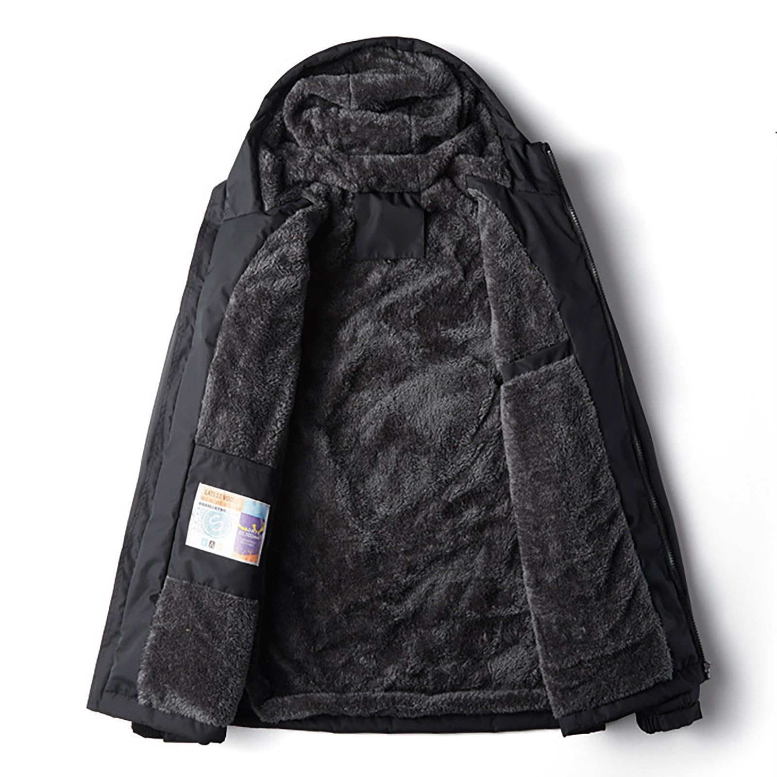 Chaquetas impermeables para hombre, para exteriores, otoño, invierno, cálida, para pesca, manga larga, con cremallera, abrigos de montañismo