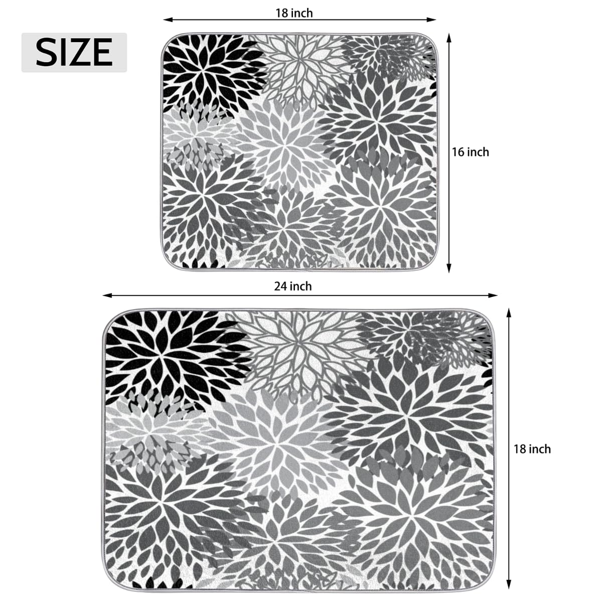 Tapis De Séchage à Vaisselle Pour Comptoir De Cuisine