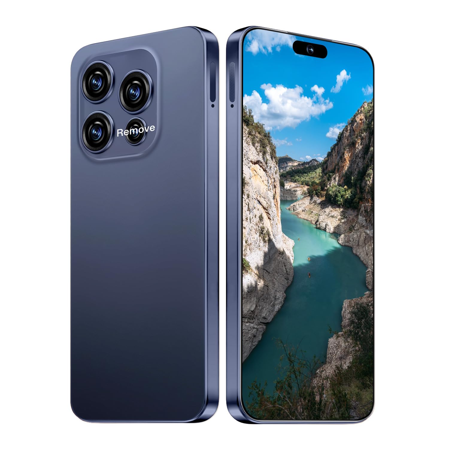16PM Unlocked Phone,6.99" HD Screen The Phone,8+256GB with 128GB Memory Card Cell Phone, Android 13.0,108MP & 68 Camera,Photo Shortcut button/5G/Face ID/Fingerprint Lock (Gray) — view 10