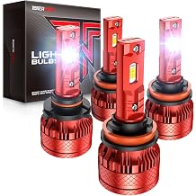 Torchbeam T6S 9005 H11 Combo 2026 LED Light, 142000LM 6500K Extreme White, 4-Pack