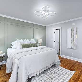 Comely LED Ceiling Light, 30W 3500LM Modern Light Fittings Ceilings, 6500K | Cool White Light LED Ceiling Lamp for Bedroom Corridor Dining Room [Energy Class E]