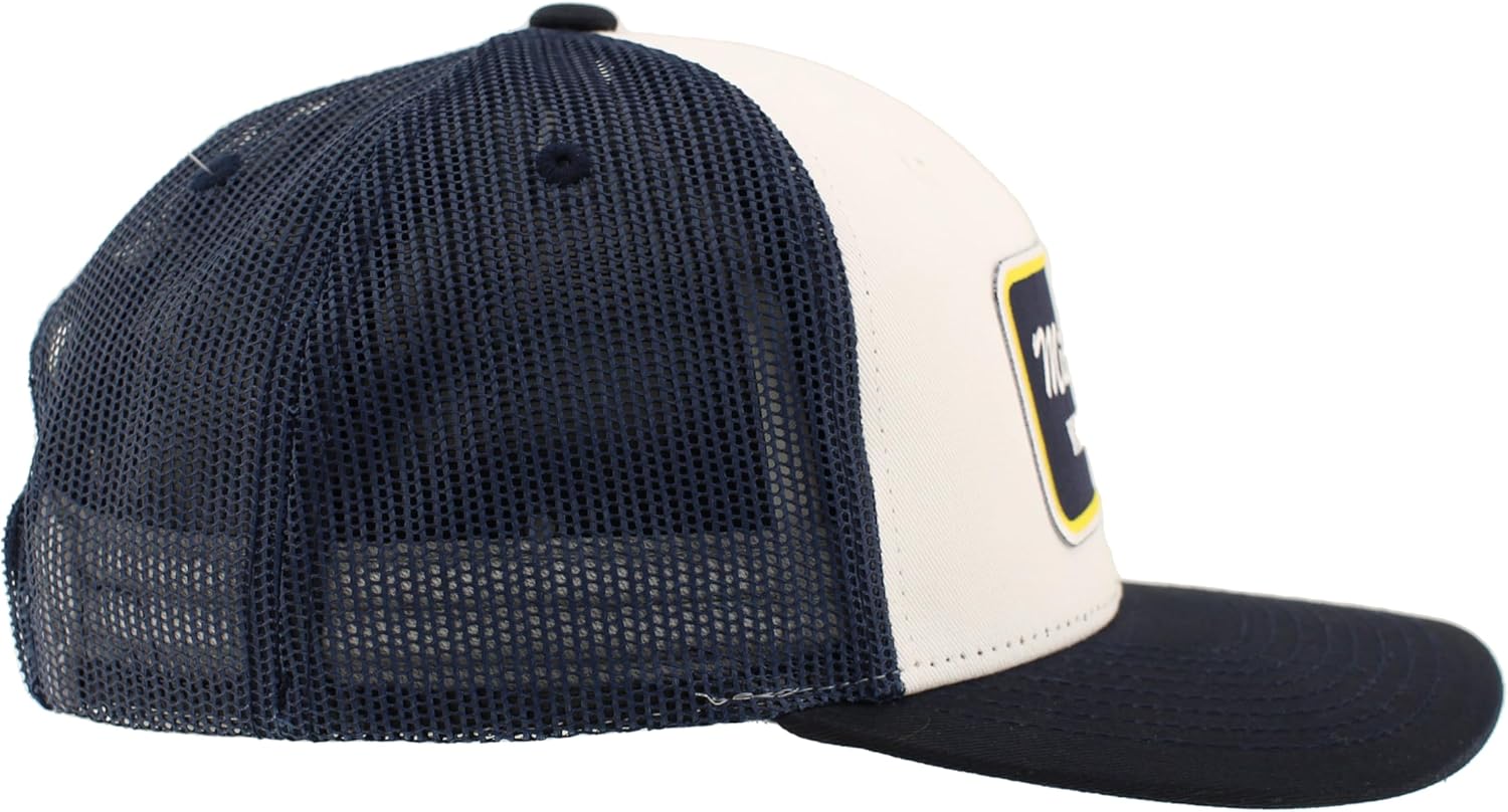 ZHATS Standard NCAA Officially Licensed Trucker Hat Dakota Patch Brick White, One Size - Image 7