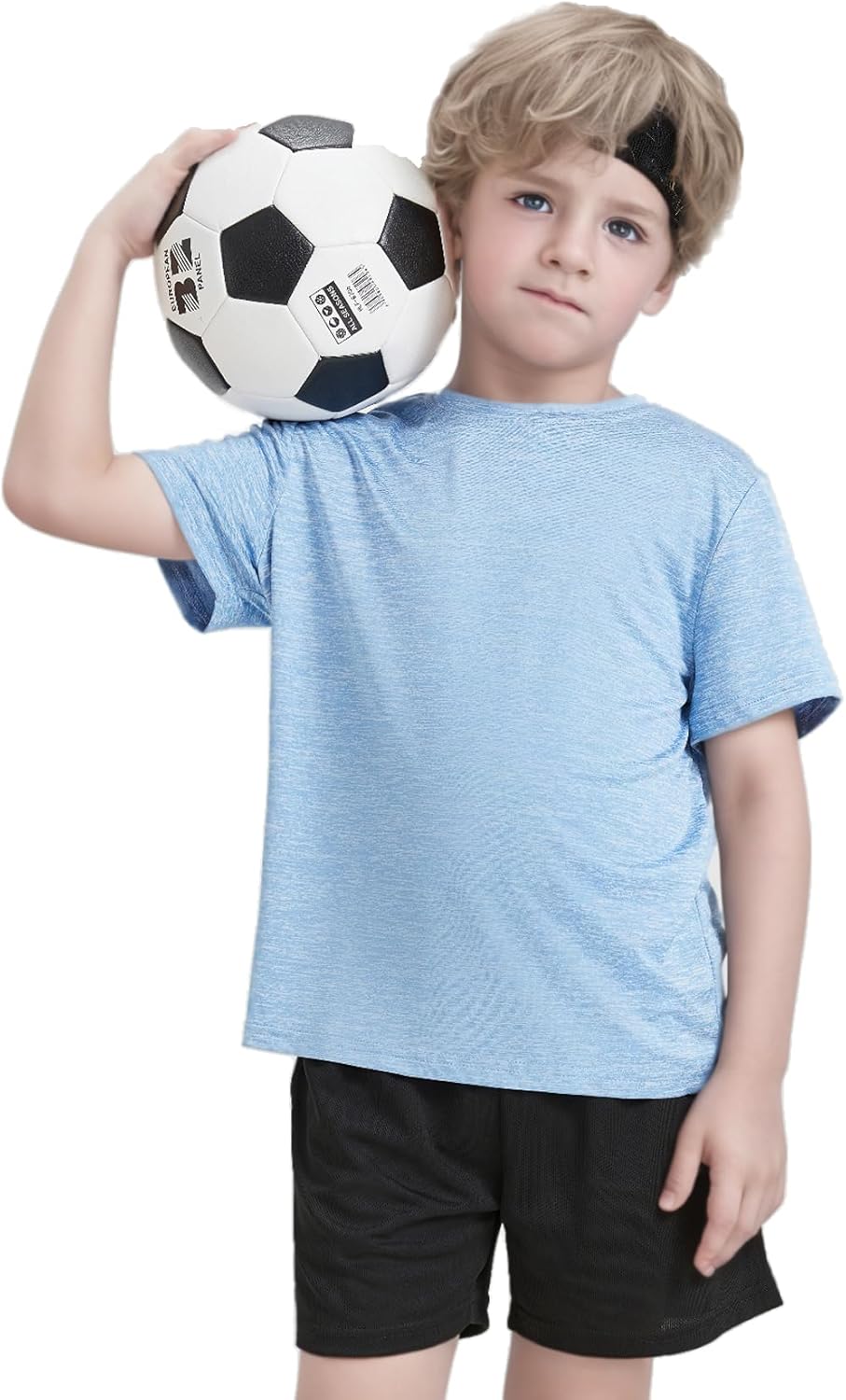 5 Pack Boys Athletic T-Shirt Kids Performance Quick Dry Short Sleeve for Youth - Image 5