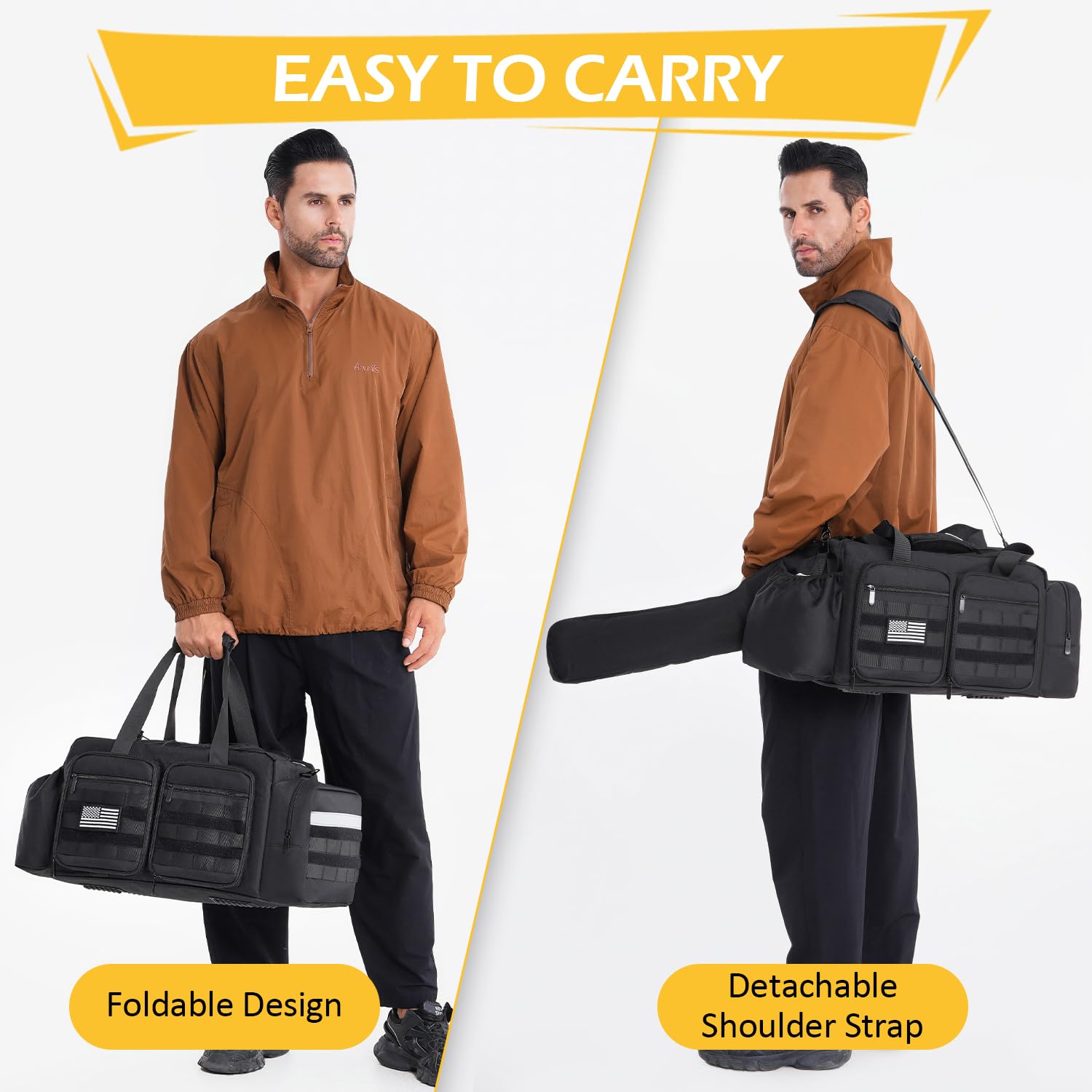 Funda de Transporte para Motosierra, Estilo táctico, Impermeable, Bolsa de Almacenamiento Compatible con Ego, Dewalt, Greenworks de 14, 16 y 18 Pulgadas, Motosierra eléctrica y Accesorios,
