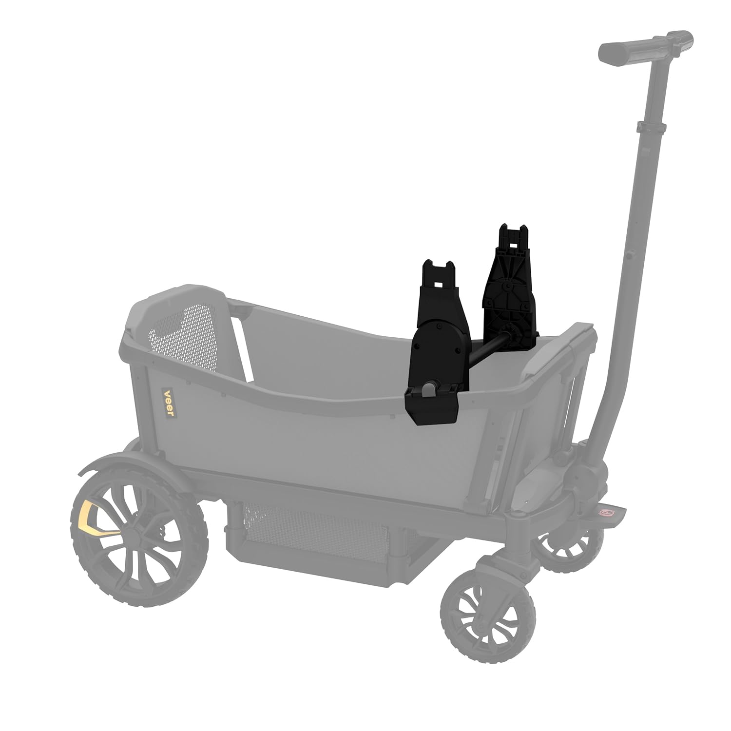 Infant Car Seat Adapter for Veer Cruiser (Compatible with UPPAbaby Infant Car Seats) | Fits Veer Cruiser 2 Seater