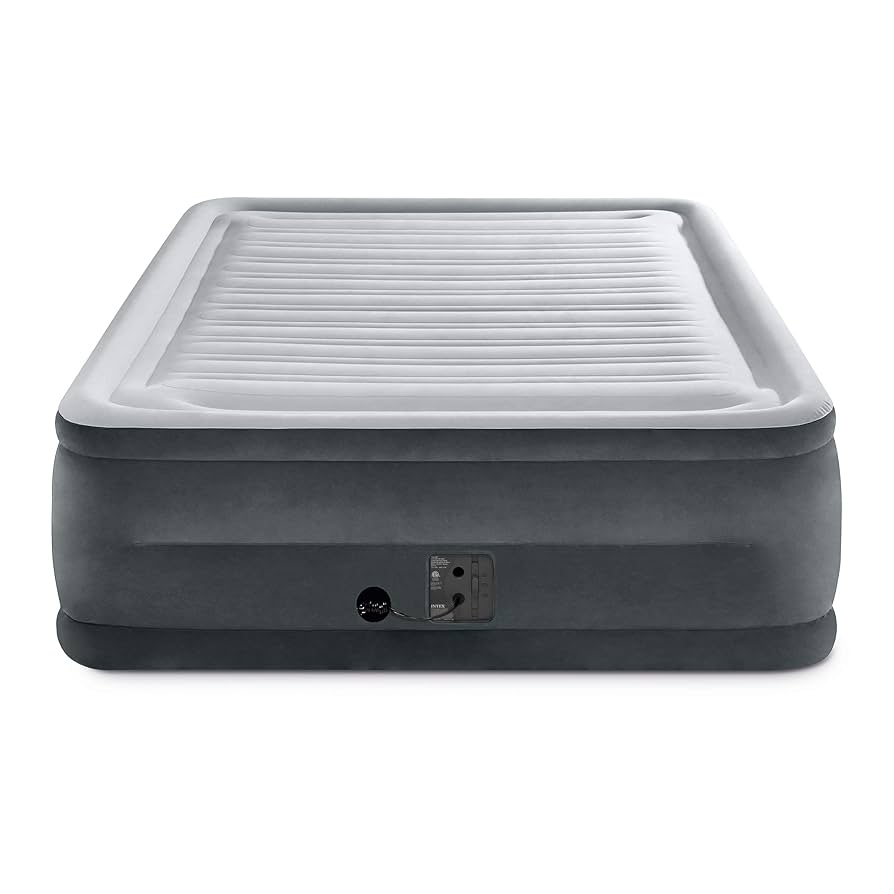 その他 Deluxe Air Bed DXA-002(NV/GY) INTEX Dura-Beam® Deluxe Headboard Air Mattress - 18