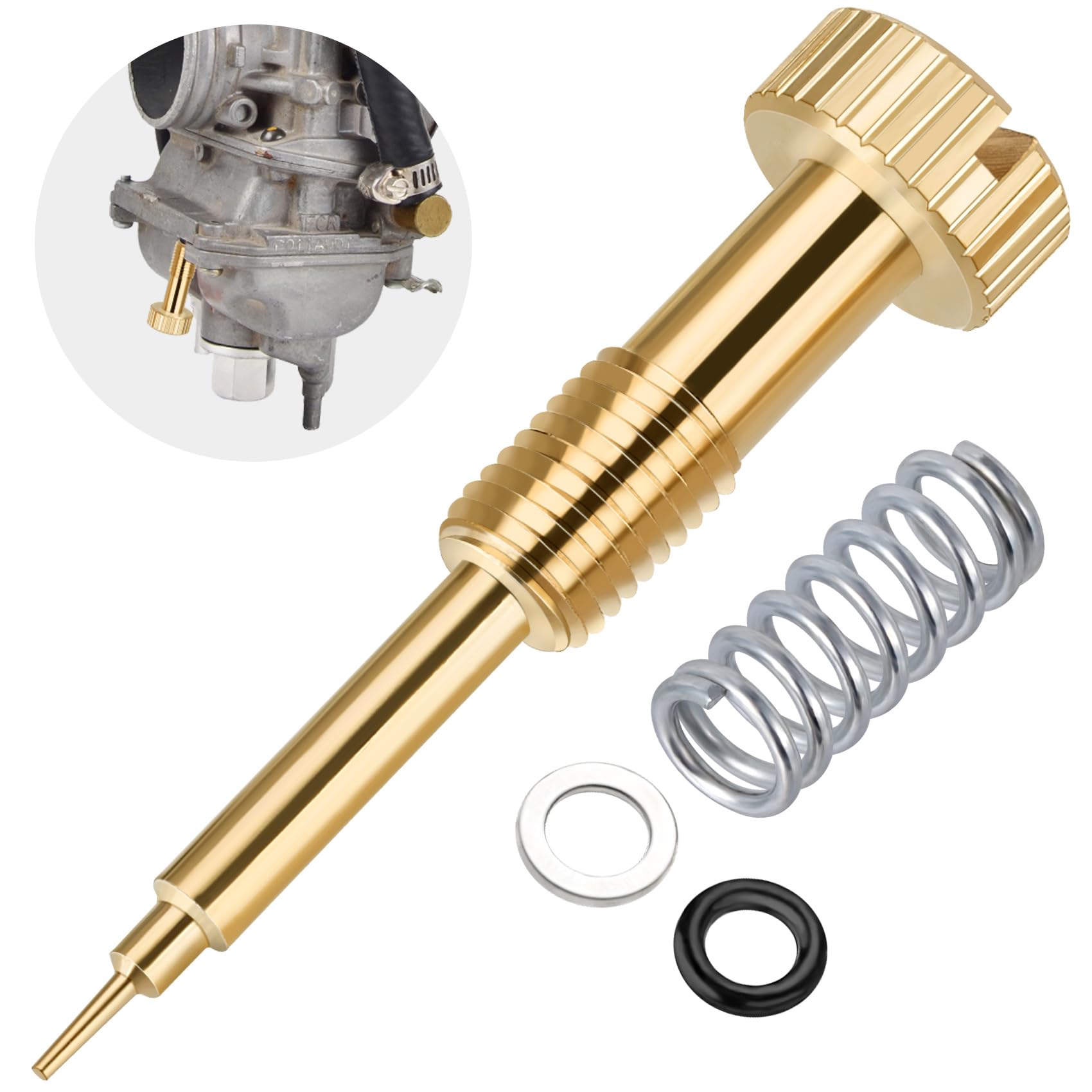 PAGOWPro Carb Rebuild Kit Mixture Screw For Keihin CV CVK Carbs For Harley Big Twin 1990-1999, Twin Cam 1999-2006 & Sportster XL 883 1200 1988-2006