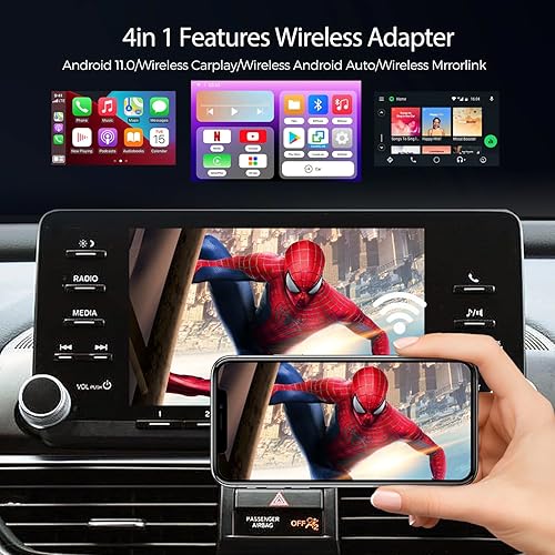 Miniatura 2 de Adaptador inalámbrico Android Carplay automático, Magic Box 2.0 Carplay, caja inteligente Carplay, fácil de usar, adaptador Carplay de conexión