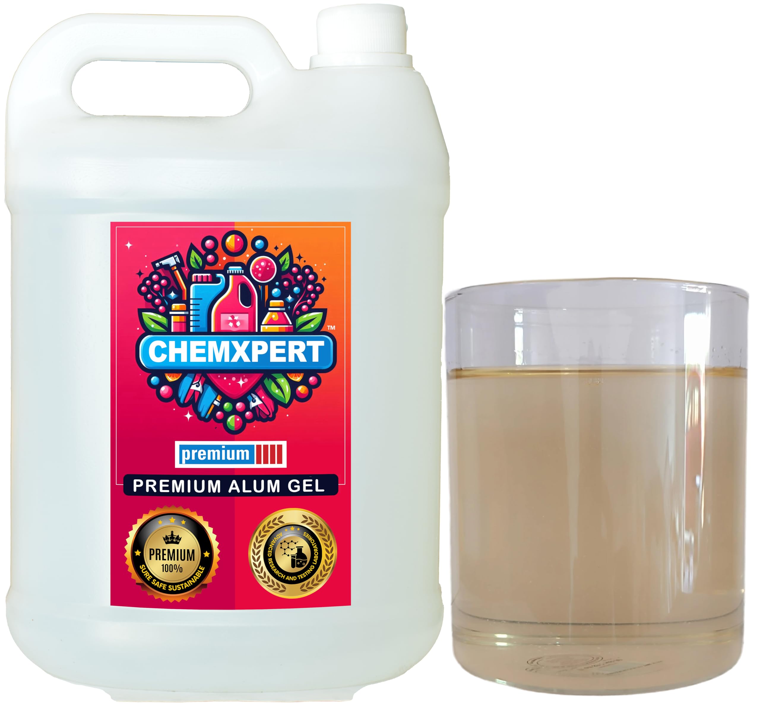 Alum Gel for Swimming Pool & Spa Clarifier and Conditioner| 5 Litre | Concentrated | Quickly Removes Cloudiness & Makes Crystal Clears Pool, Spa-image-10