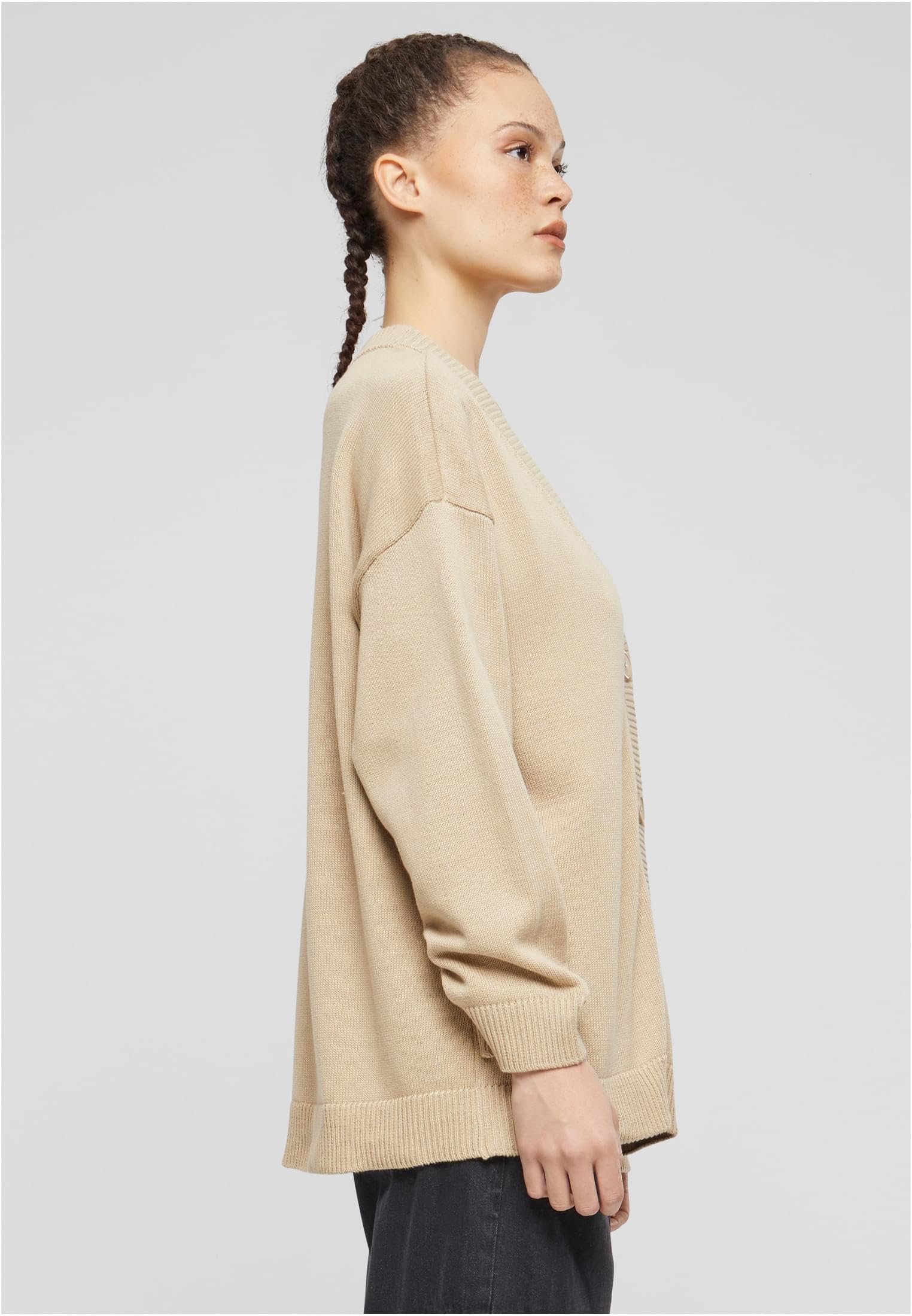 Urban Classics Kardigan Kobiety Damski Duży Kardigan Oversize