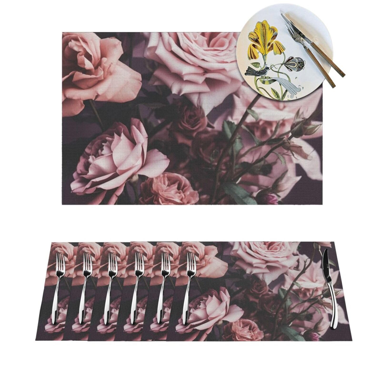 Set de table antidérapant lavable pour en finir avec les taches de cuisine