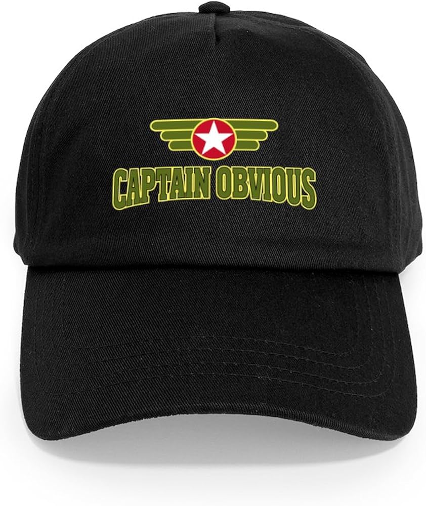 Amazon.com: CafePress Captain Obvious Cap Unique Adjustable