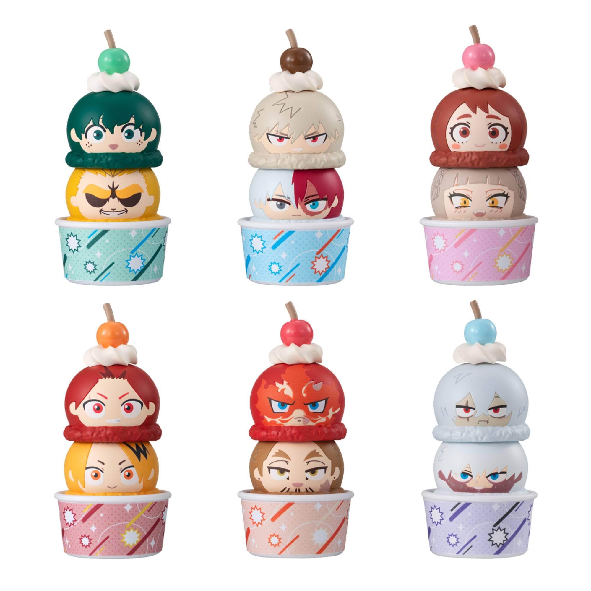Megahouse - My Hero Academia - Stack Up & Change My Hero Academia, Tsumichen Blind Box Komplettset