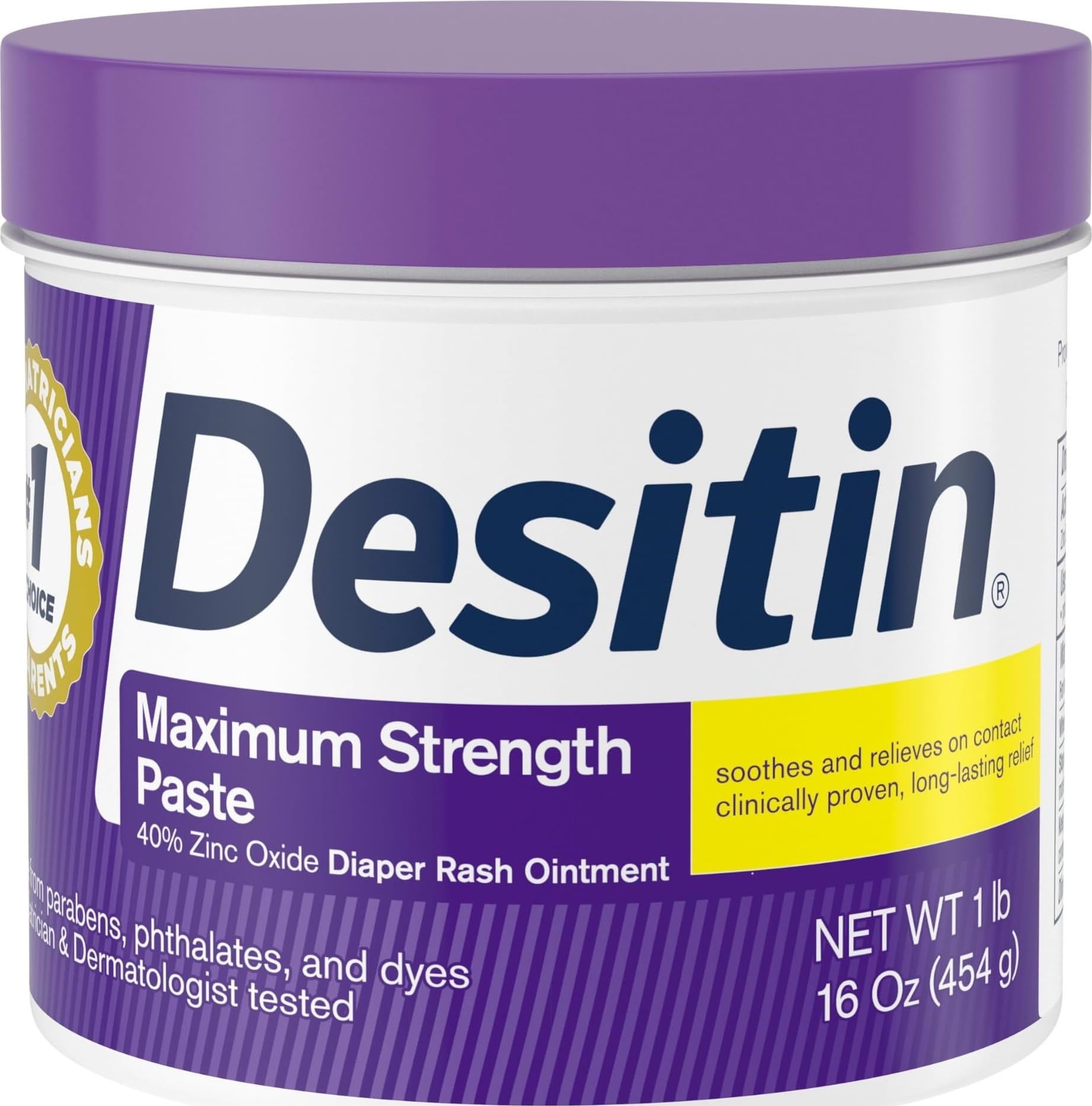 Photo 1 of Desitin Maximum Strength Diaper Rash Cream (16 oz)