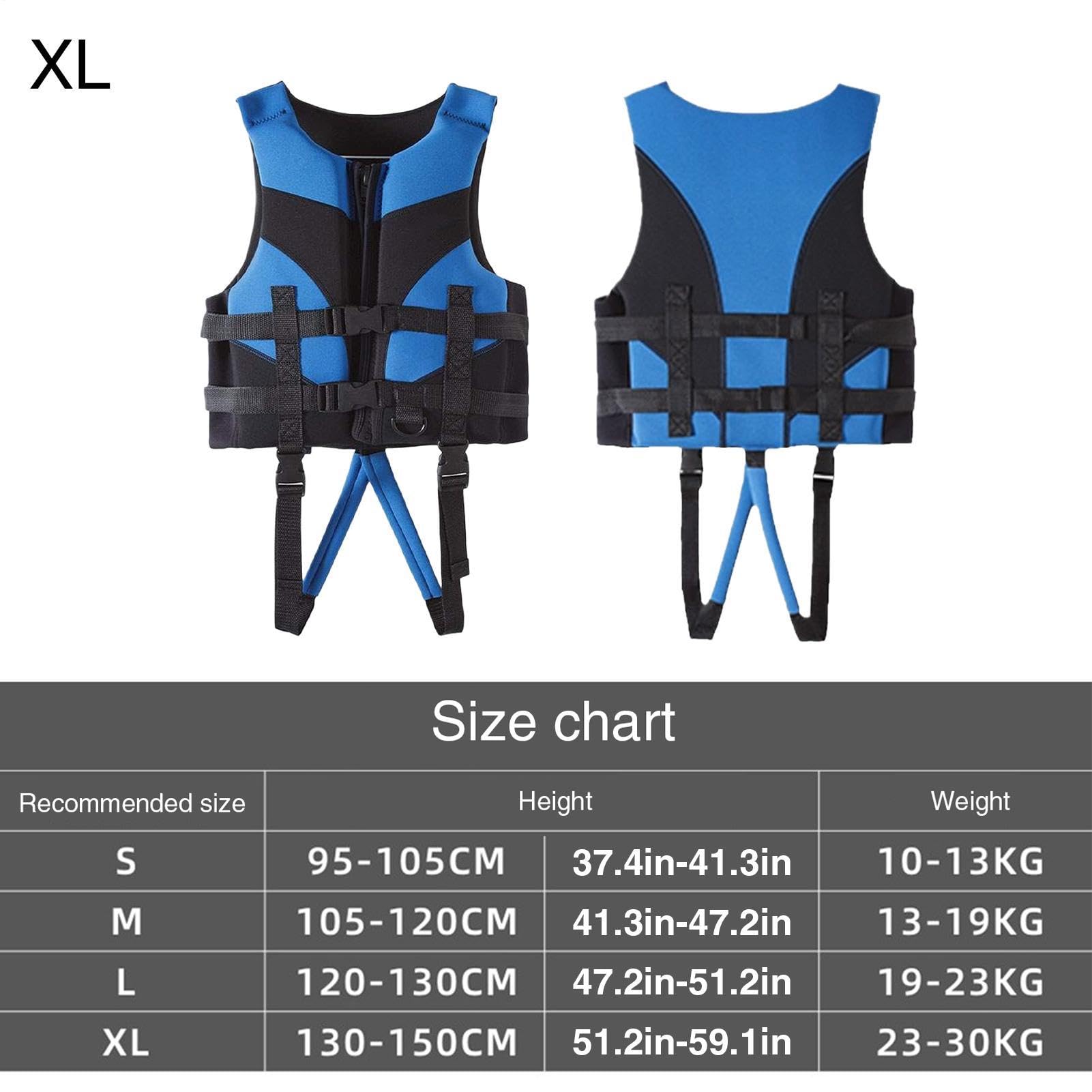 Gilet De Natation Enfant - Veste Flottante pour Bateau et Natation,Aide À L'Apprentissage De La Nage Pour Lac Plage Pêche Kayak Piscine Parc Aquatique