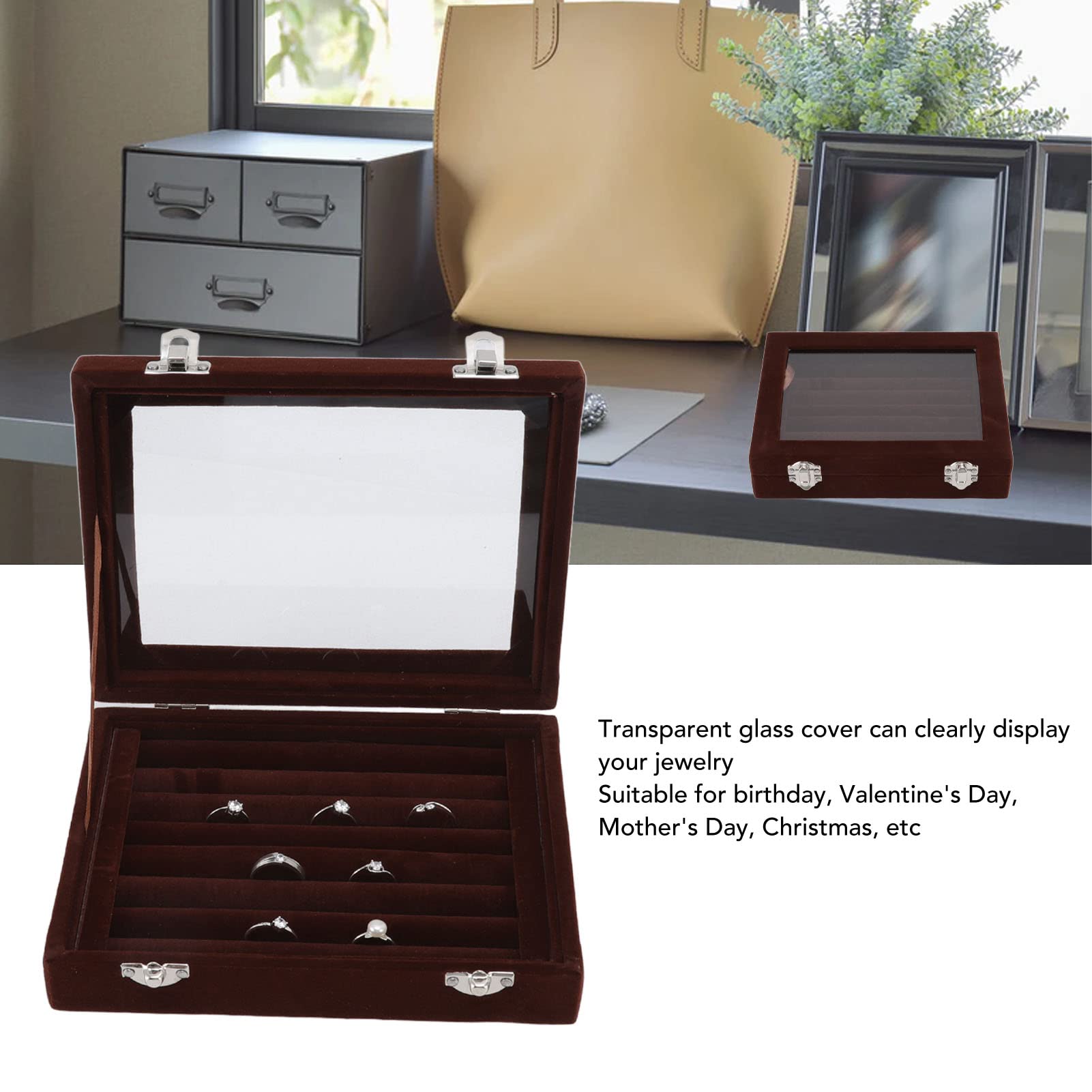 Boîte/Organiseur En Bois Avec Couvercle Coulissant | Mercerie Et Tissus