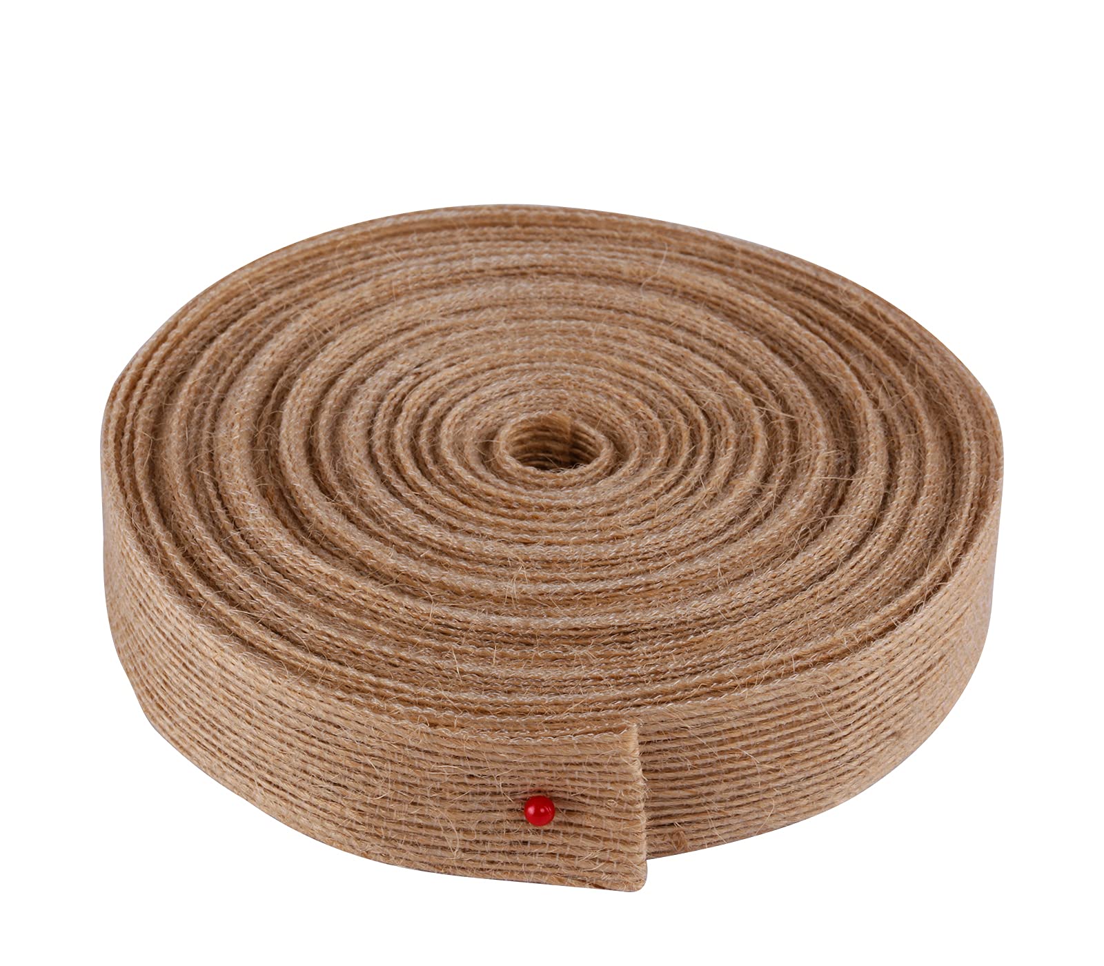 Joycrosso Superbe Ruban En Toile De Jute Naturelle De 2,5 Cm