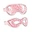 2PCS Gel Eye Mask Reusable Cold Therapy Gel Bead Eye Mask for Puffiness/Dark Circles/Eye Bags/Dry Eyes/Headaches/Migraines/Stress Relief, Cold Compress Mask (Pink)