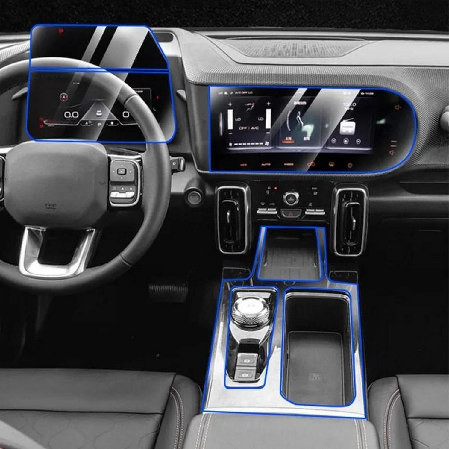 Film protection Haval Dargo 2020-2024 en TPU autocollant transparent