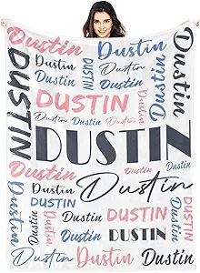 Personalized Blankets for Kids with Names Customized Blankets with Name for Adult Custom Blanket Gift for Birthday Christmas Valentines Day Gift
