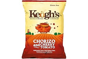 Seriously good Chorizo and Cherry Tomato Flavour Potato Crisps 50g x 3
