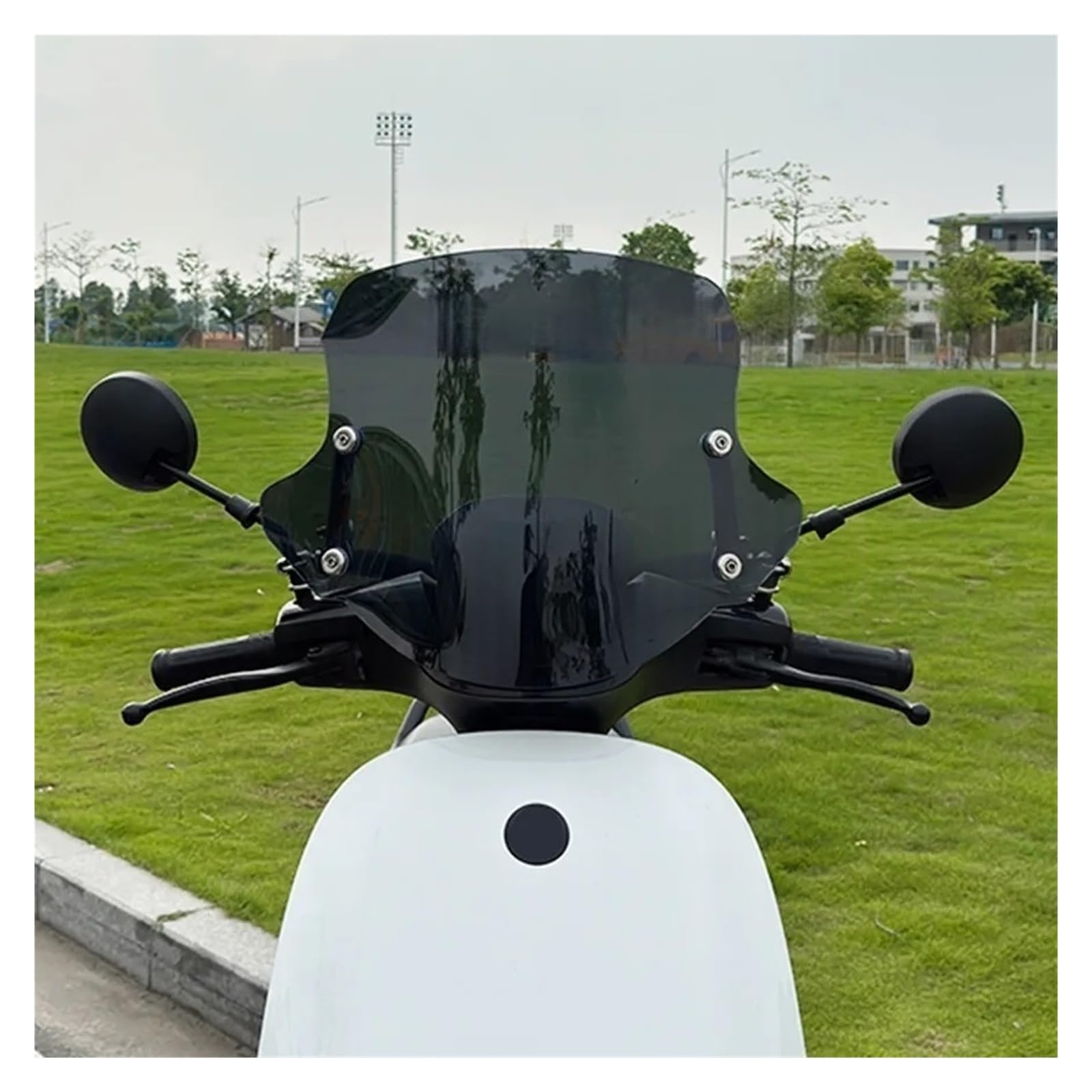 Pare-brise moto E300P avec déflecteur de vent optimal