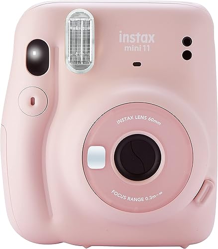 Miniatura 2 de FUJIFILM INSTAX Mini 11 - Adhesivos para cámara de película instantánea y accesorios Instax, marcos colgantes y paño de microfibra (rosa rubor)