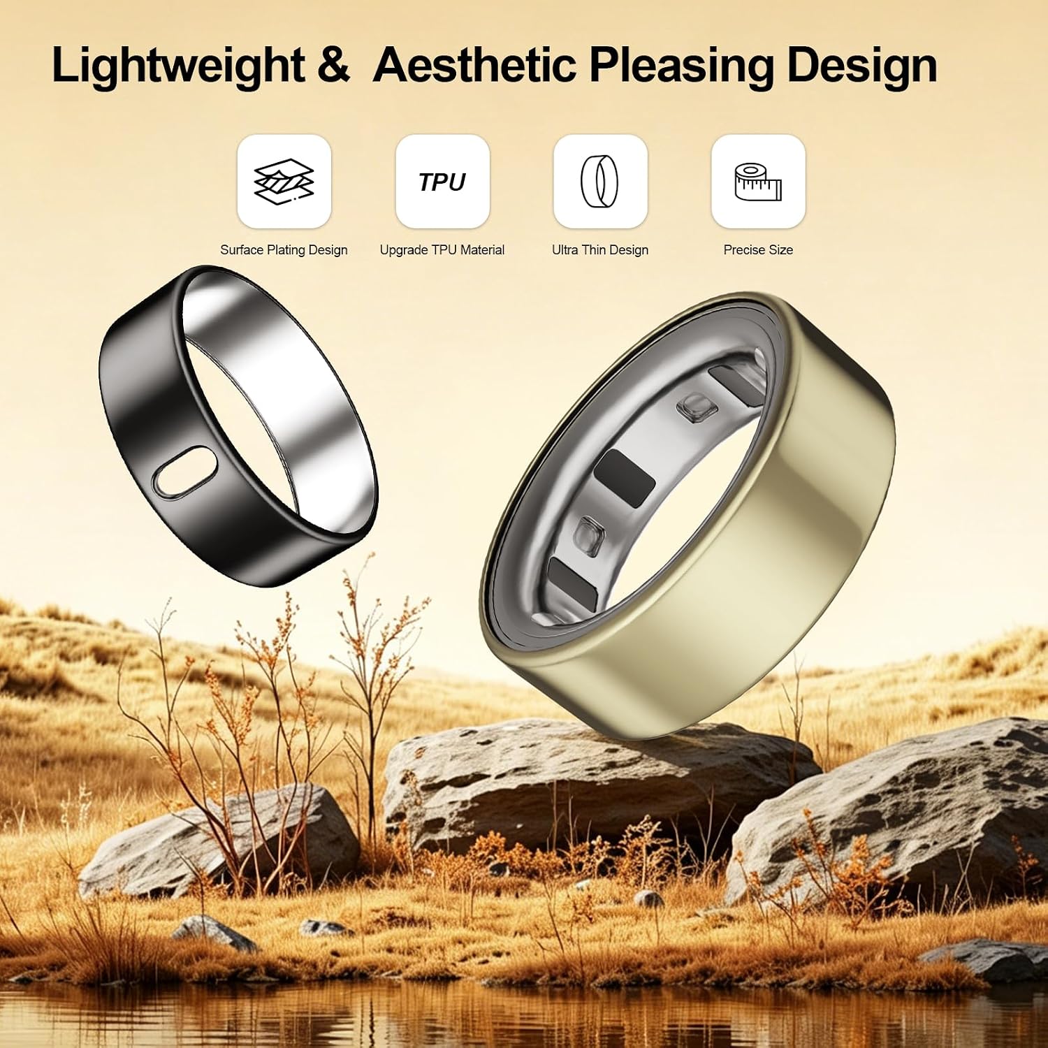 3 Pack Ring Cover Compatible with Oura Ring 4/Gen 3 Horizon/Heritage-Size 9