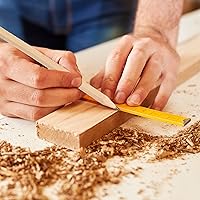 Vista 6 de Fumete 100 lápices de madera a granel, sin borrador, Hexagonal HB, grafito sin afilar, lápices de madera natural sin borradores, regalos de aula