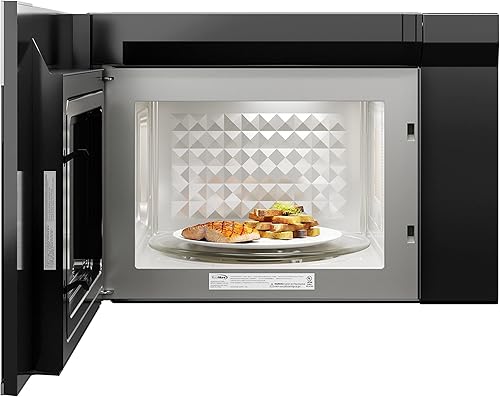 Miniatura 4 de KoolMore Microondas de acero inoxidable de 1.3 pies cúbicos, función de campana de ventilación de 300 CFM, 1000 W, 24 pulgadas (KM-MOT-OP1SS)