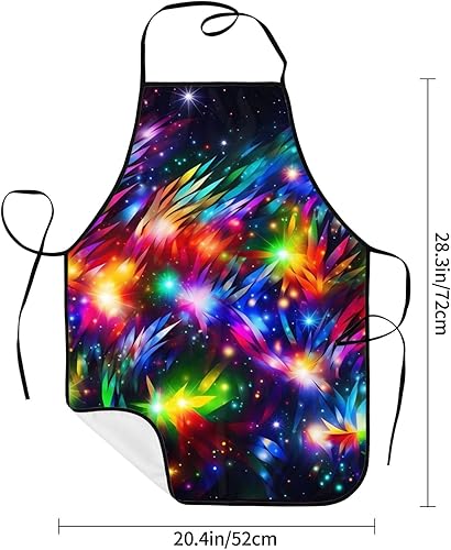 Miniatura 10 de RLDOBOFE Delantal impermeable ajustable babero con 2 bolsillos de bandera británica delantales de cocina para mujeres y hombres, baberos de chef