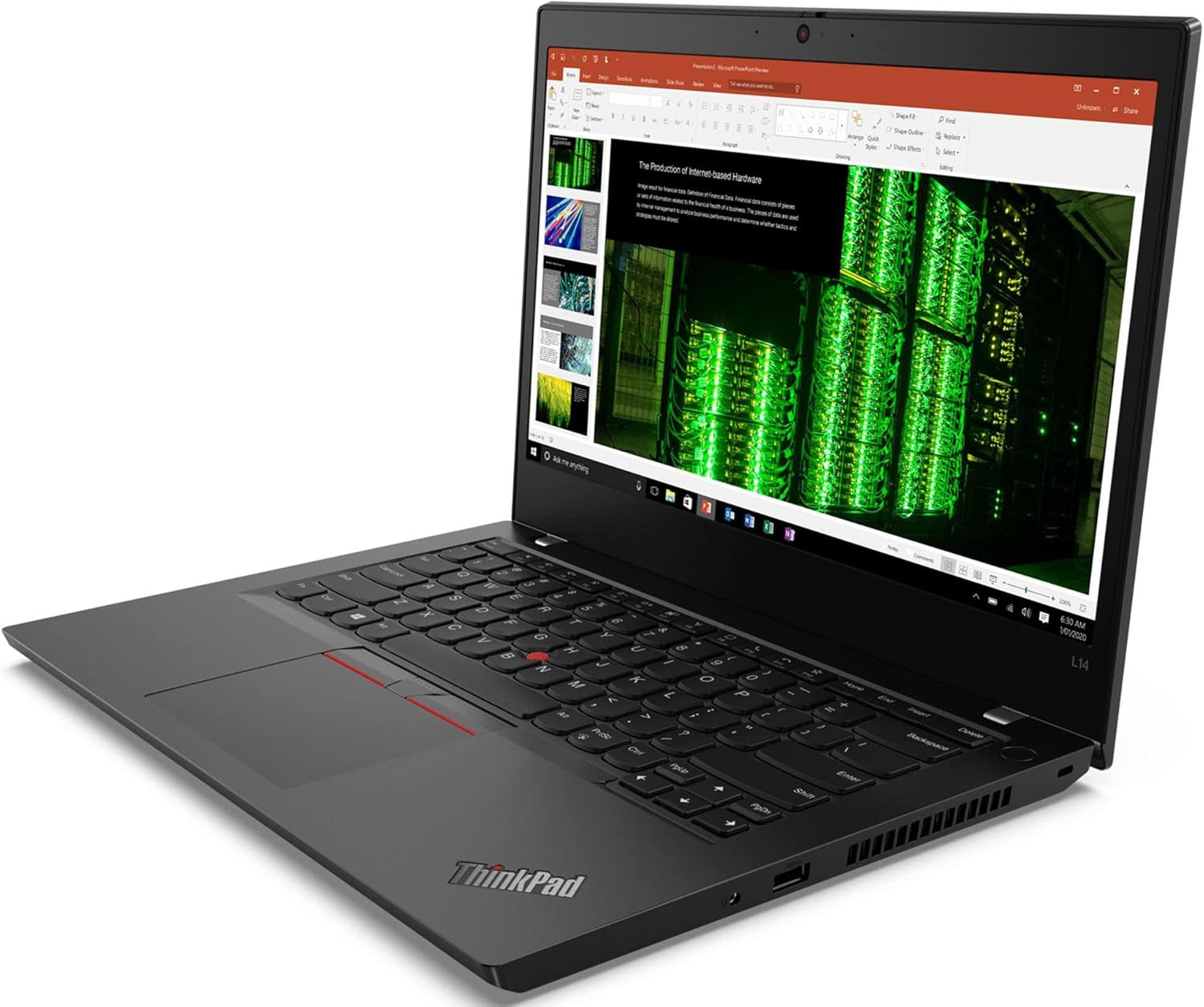 Lenovo ThinkPad L14 Gen 2 14.0" 60Hz FHD IPS Display Business Laptop (Intel i5-1135G7 4-Core, 16GB RAM, 256GB PCIe SSD, Intel Iris Xe, WiFi 6, Bluetooth 5.2, HD Webcam, Win 11 Pro) with Hub